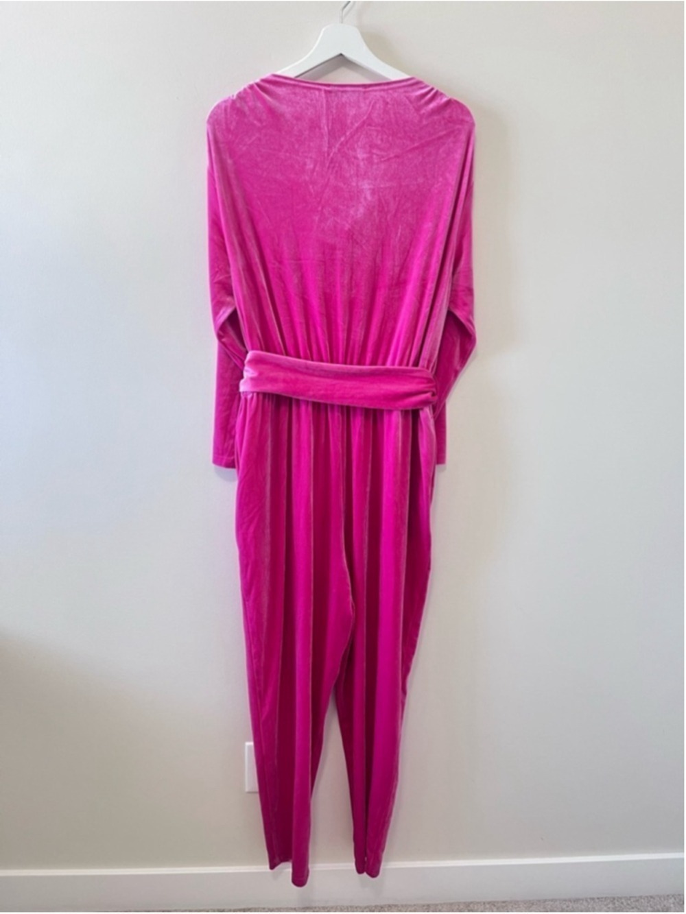 Smash + Tess x Birds Papaya Very Velvet Magenta Jumpsuit Size XL - Picture 5 of 12